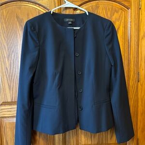 Ann Taylor Dark Navy Blazer Size 8 EUC